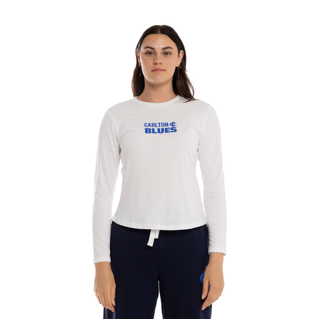 Full set of the W24 Carlton Womens Long Sleeve PJ Set by NAR.