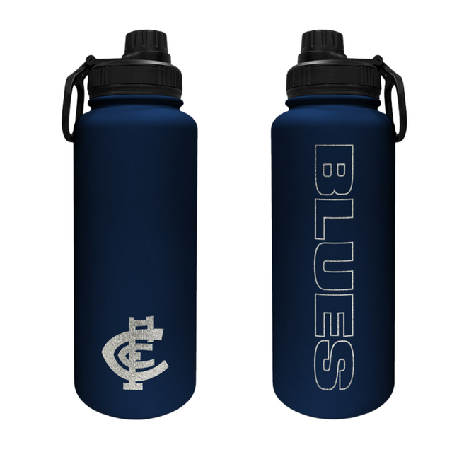 Official 960ml Carlton Stainless Steel Drink Bottle.