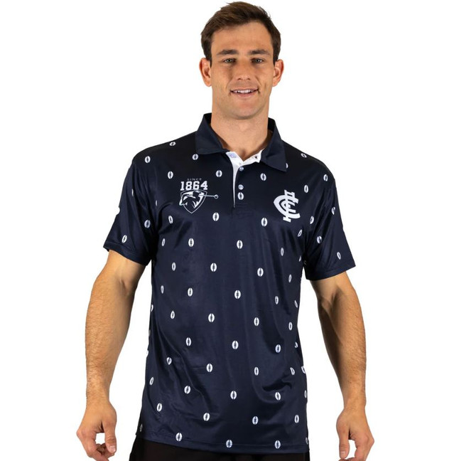 Front view of the Carlton Mulligan Golf Polo by Ashtabula.