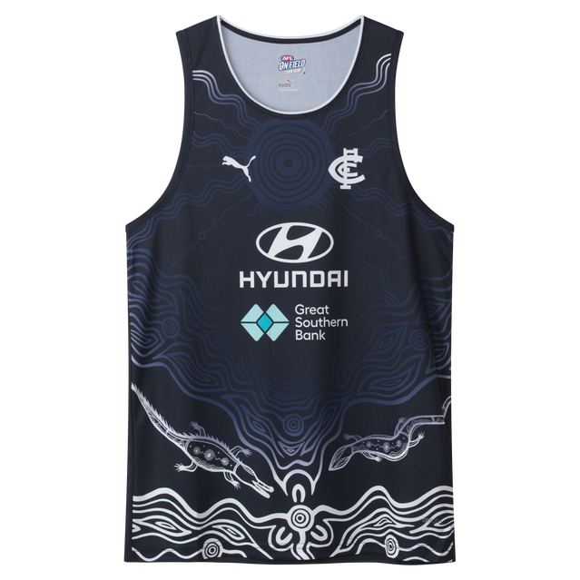 Front view of the 2025 PUMA Men's Training Singlet.