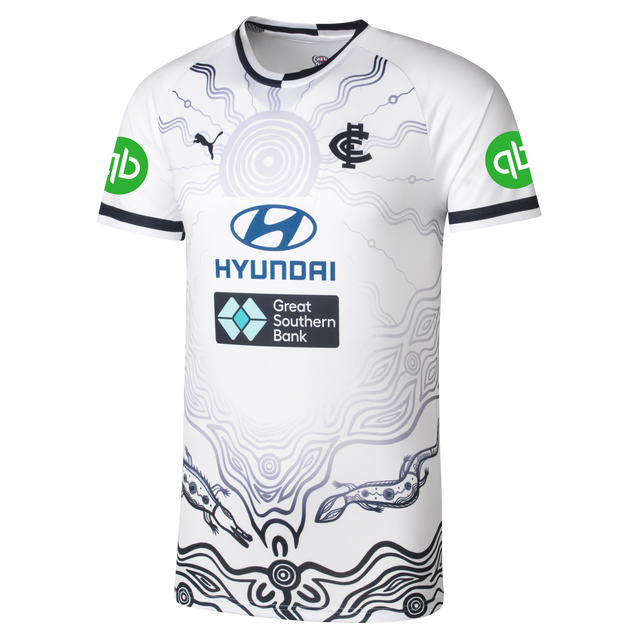 Angled front view of the 2025 PUMA Mens White Training Tee.