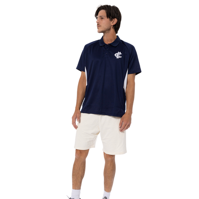 Front view of the Carlton Mens Active Polo by NAR.