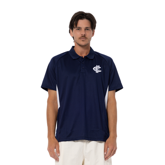 Back view of the Carlton Mens Active Polo.