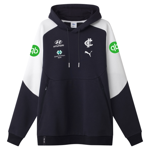 Angled front view of the 2025 PUMA Men's Team Hoodie.