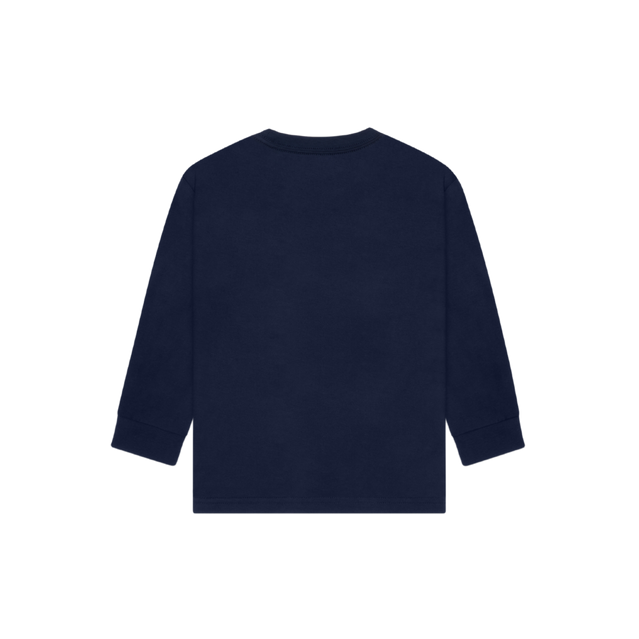 Back view of the 2025 Carlton Kids Carn Graphic Long Sleeve Tee.