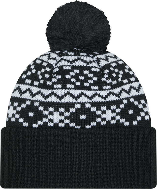 Side/Back view of the 2025 Carlton New Era Cardigan Knit beanie.