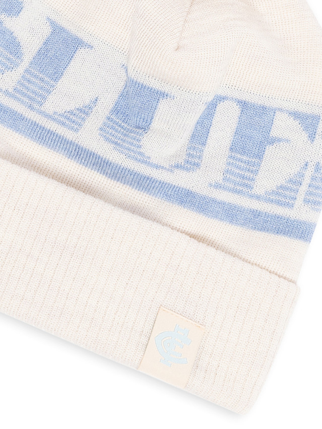 Back view of the 2025 Carlton Womens 2-Tone Beanie.