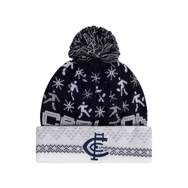 Front view of the 2025 Carlton Adult Ugly Beanie by NAR.