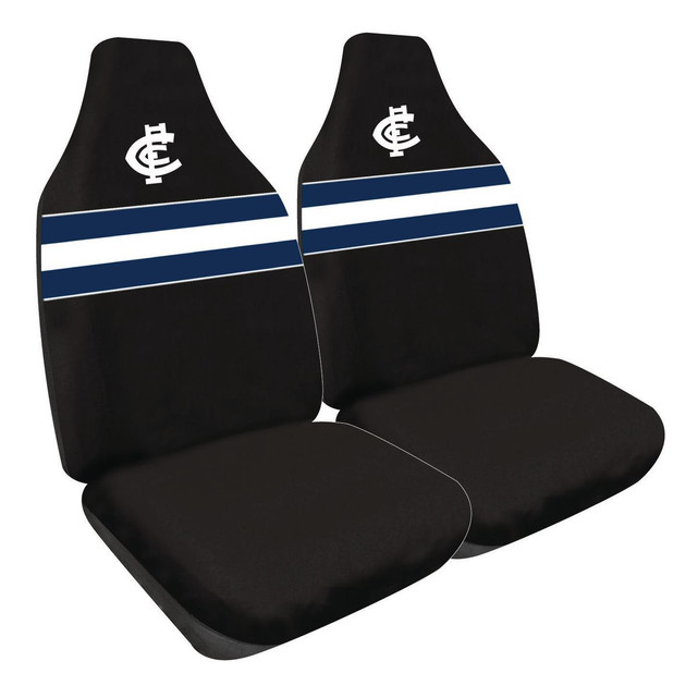 Carlton Car Seat Covers 2-pack by Sperling, shown fitted onto a car seat.