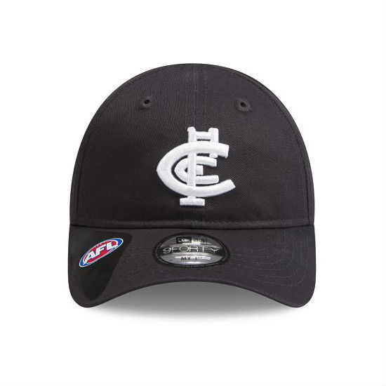 Front view of the Carlton New Era Infant My 1st 9FORTY cap.