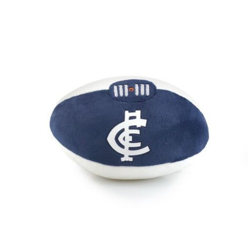 An 18cm Carlton Plush Footy toy by Korimco with club logo.