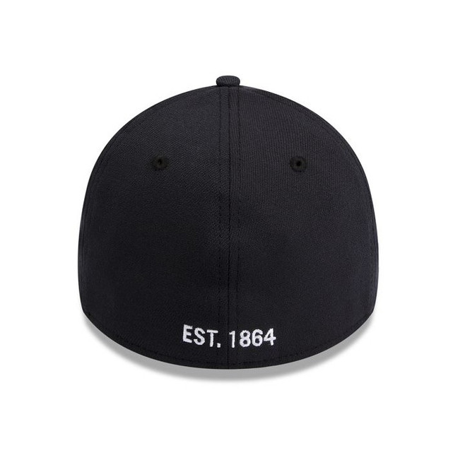 Back view of the Carlton New Era Core Navy 39THIRTY fitted cap.