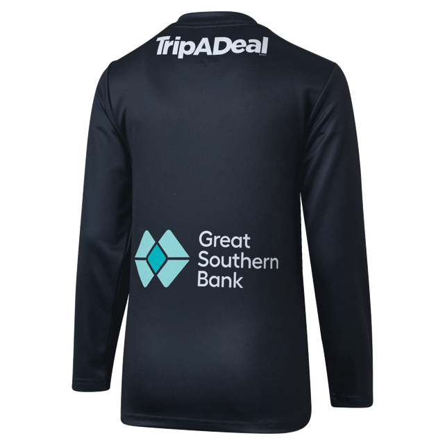 Back view of the 2023 Carlton PUMA Mens Long Sleeve Home Guernsey.