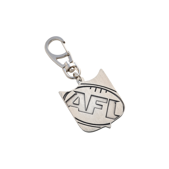 Front view of the Carlton 'First 18' Heritage Keyring by Trofe.