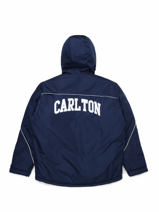 Back view of the W24 Carlton Mens Stadium Jacket by NAR.