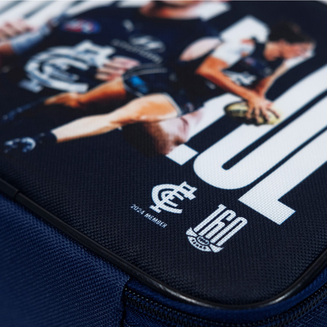 Angled view of the 'United by Navy Blue' Member Lunch Cooler.