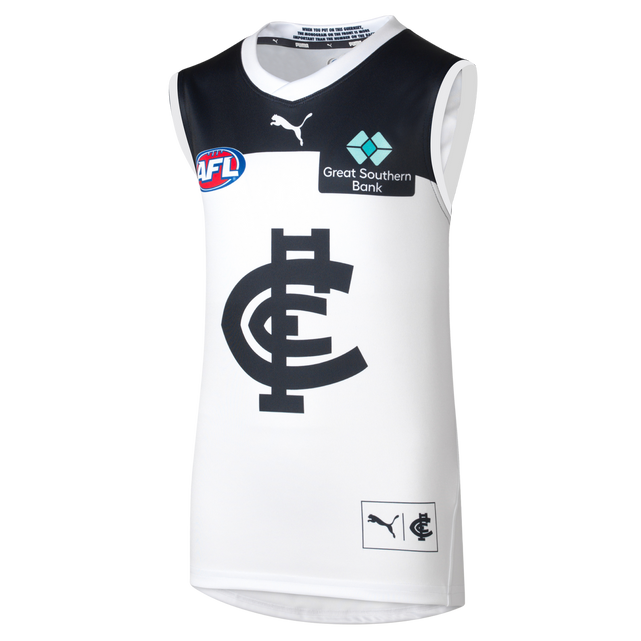 Front view of the 2024 PUMA Mens Clash Guernsey.