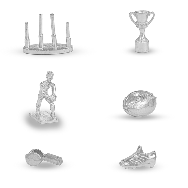 Custom tokens for the Carlton Monopoly - 160 Years edition.