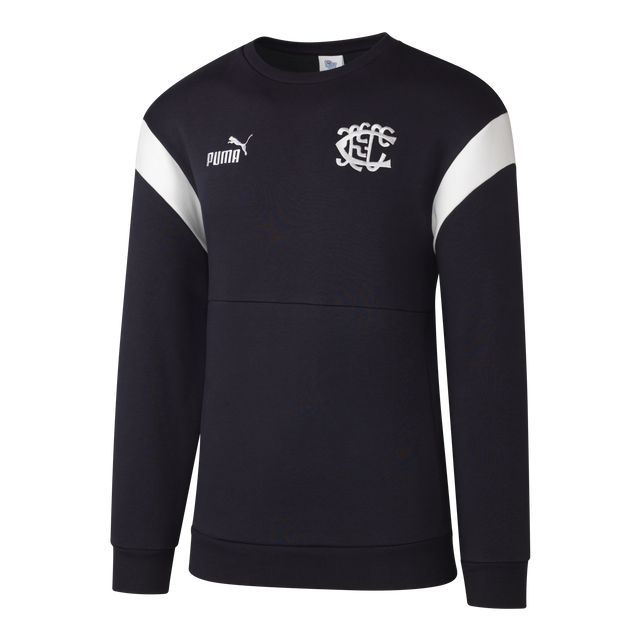 Front view of the Carlton PUMA Mens Lifestyle Crew sweatshirt.