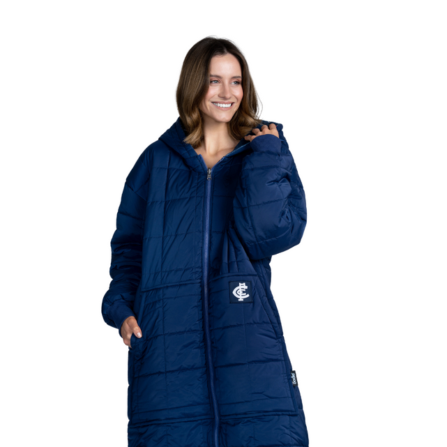 Front view of the Carlton Outdoor Jacket Oodie on a male model.