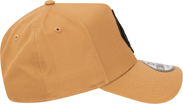 Right side view of the Carlton New Era 9Forty A-Frame Wheat Black cap.