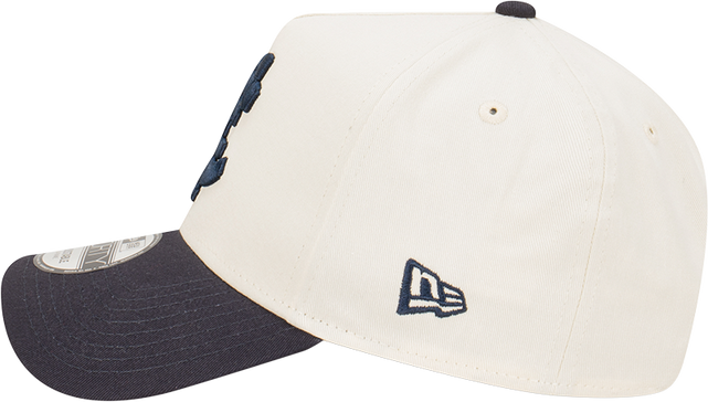 Left side view of the Carlton New Era 9Forty A-Frame Chrome 2-Tone cap.