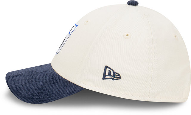Left side view of the Carlton New Era Youth 9Twenty 2-Tone Cord cap.