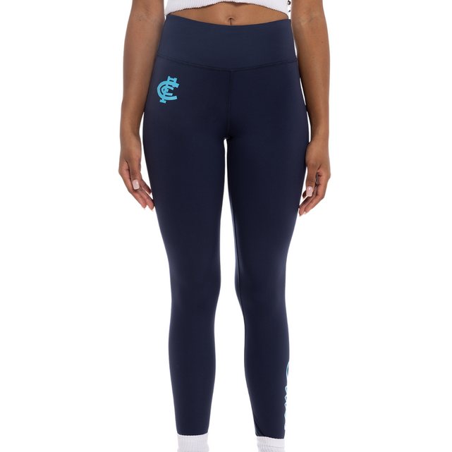 Front view of the W24 Carlton Womens Pop Leggings by NAR.