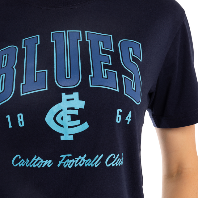 Back view of the W24 Carlton Womens Printed Pop Tee.