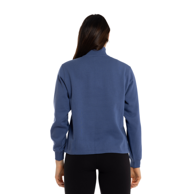 Side view of the W24 Carlton Womens Pop Qtr Zip top.