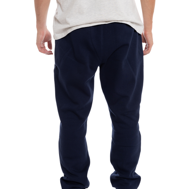 Side view of the W24 Carlton Mens Supporter Fleece Pants.