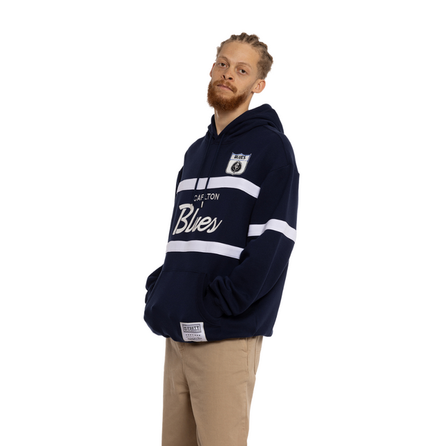 Front view of the Mitchell & Ness Carlton Head Coach Hood (Hoodie).