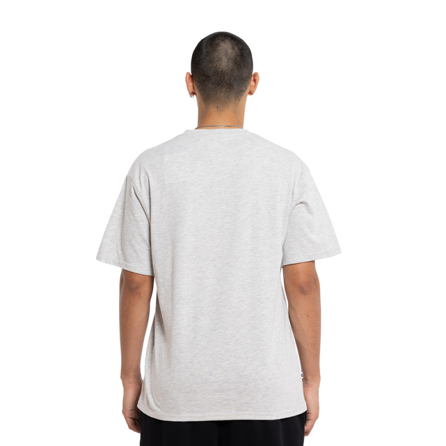 Side view of the Carlton Basic Grey Tee.