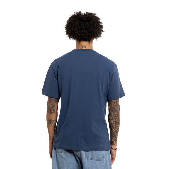 Close-up of the chest emblem on the Carlton Blues Emblem Tee.