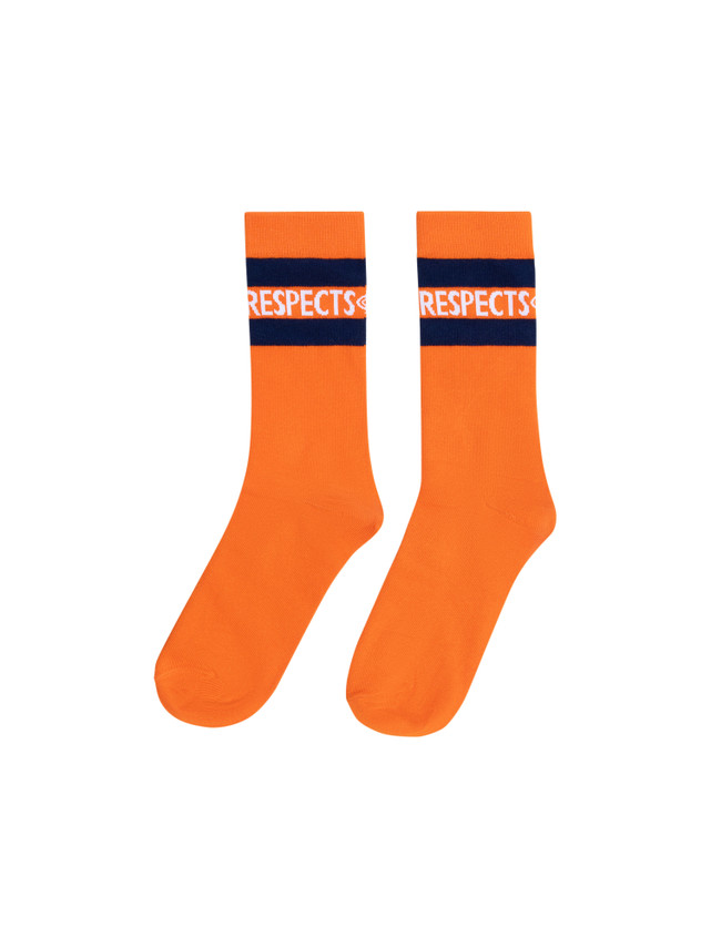 2024 Carlton Respects Sock - Orange