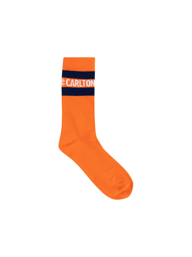 2024 Carlton Respects Sock - Orange