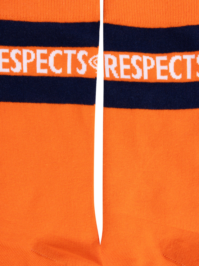 2024 Carlton Respects Sock - Orange