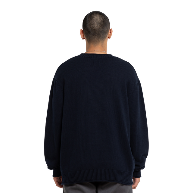 Side view of the Carlton Mens Supporter Knit Crew.