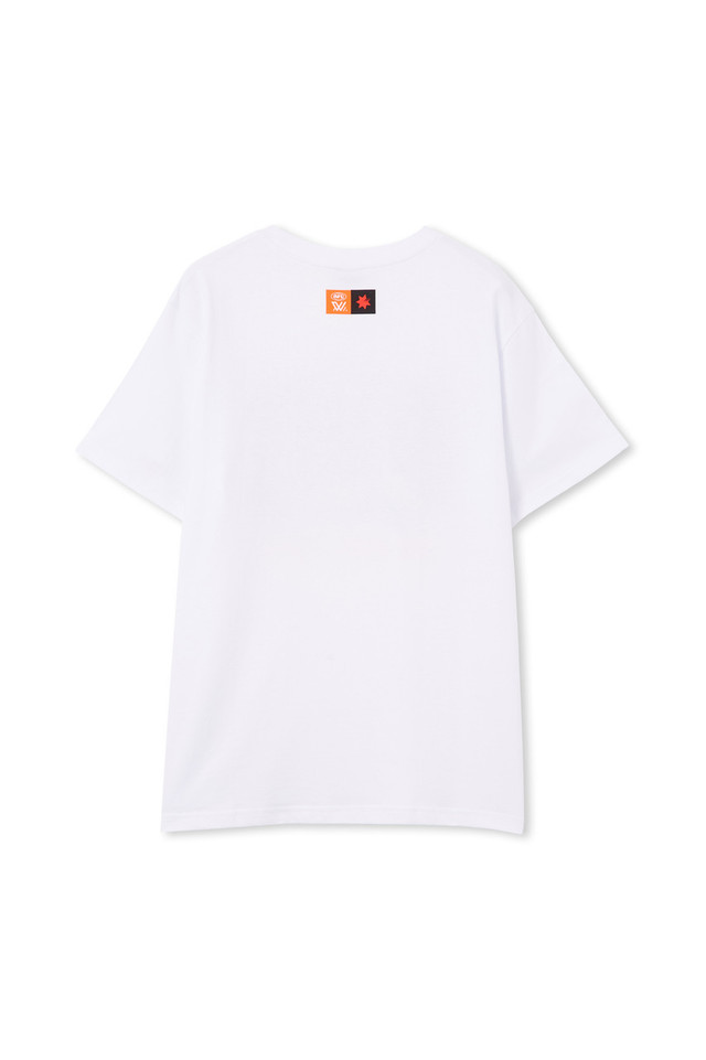 Back view of the Carlton AFLW Pride Unisex Tee by Cotton On.