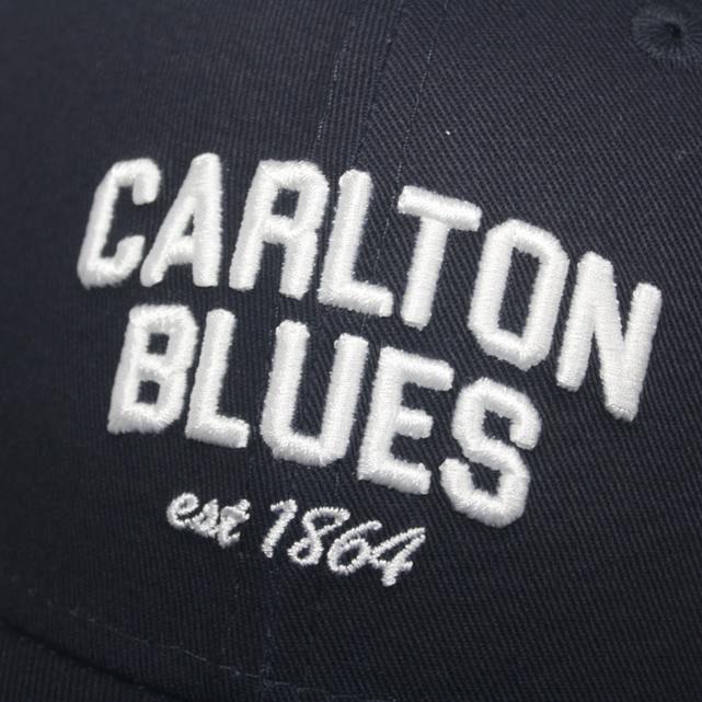 Back view of the Carlton New Era Blues Arch 9Forty cap.