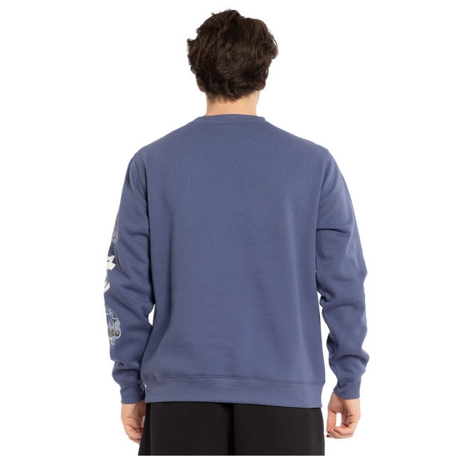 Back view of the Carlton Mens Multi Logo Crew sweatshirt.