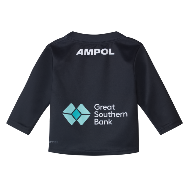 Back view of the 2025 PUMA Infant Long Sleeve Home Guernsey.