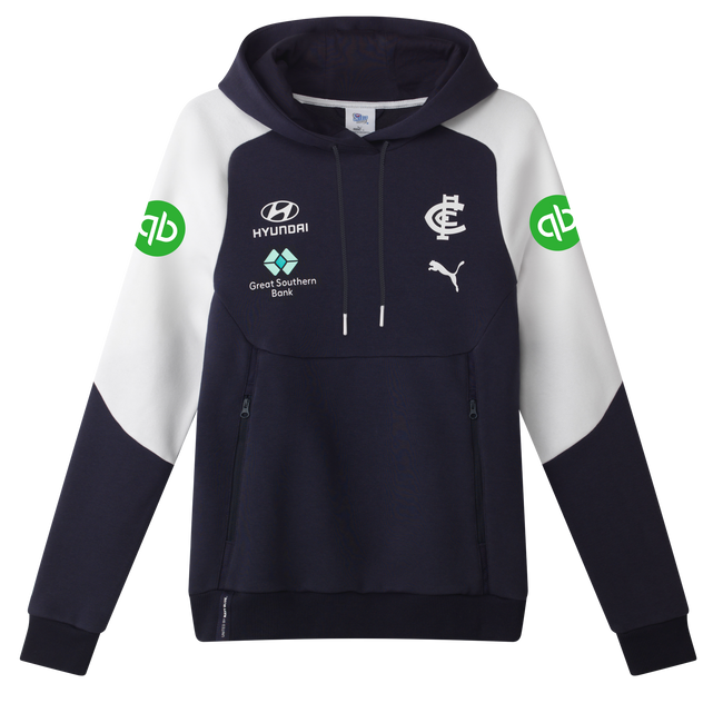 Angled front view of the 2025 PUMA Women's Team Hoodie.