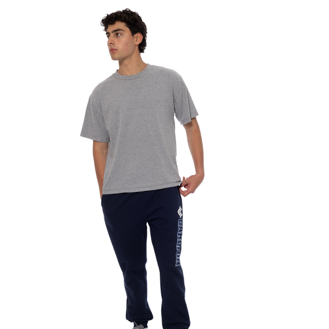 Side view of the 2025 Carlton Men's Wordmark Trackpant.