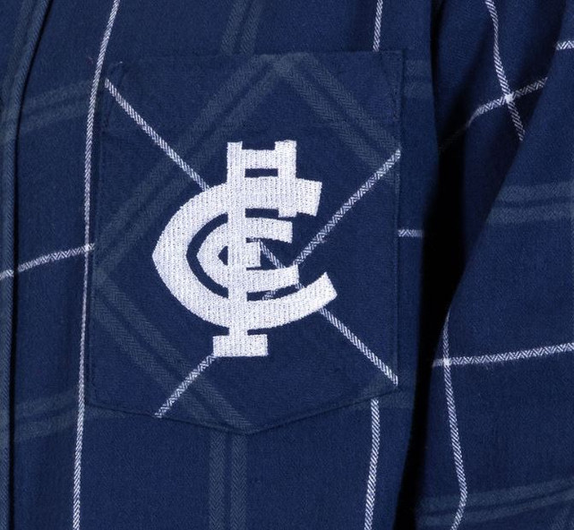 Back view of the Carlton Flannel Shirt.