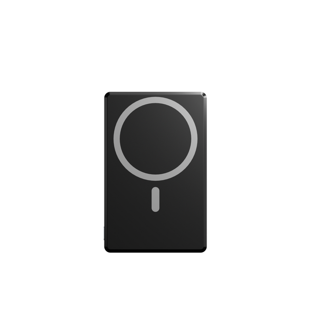 Back view of the Carlton Slim Magnetic Power Bank.