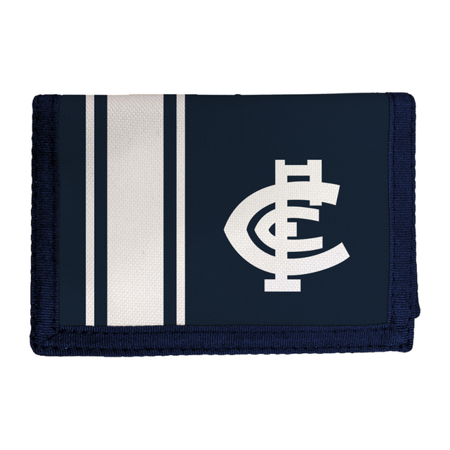 Official Carlton Velcro Wallet by Sekem, shown open.