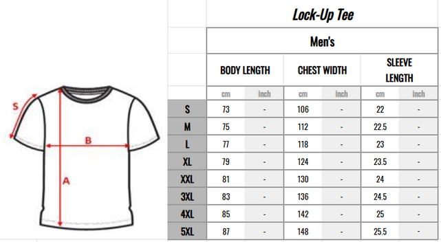 2025 Men's Lock-Up Tee