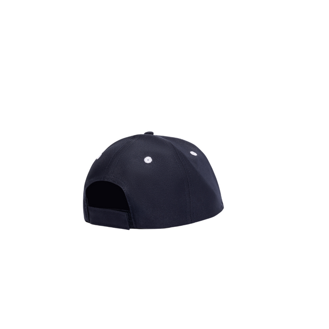 Side view of the 2025 Carlton Youth Supporter Cap.