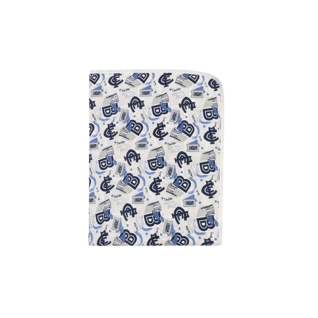 Full view of the 2025 Carlton Baby 'Go Team' Blanket by NAR.